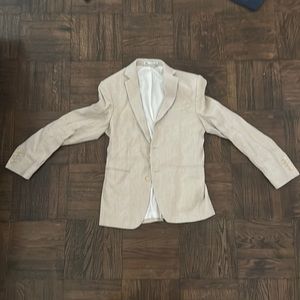 Zara creamy white Linen men blazer